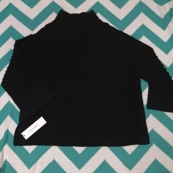 Oversized Funnel Neck Sweater by Calvin Klein, BNWT - Picture 1 of 9